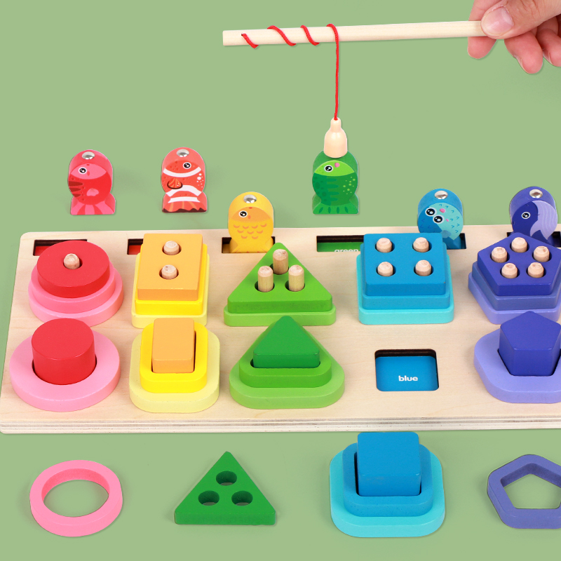 Wooden Multifunctional Toys fo - Fishing Equipment Kids 리뷰 및 가격