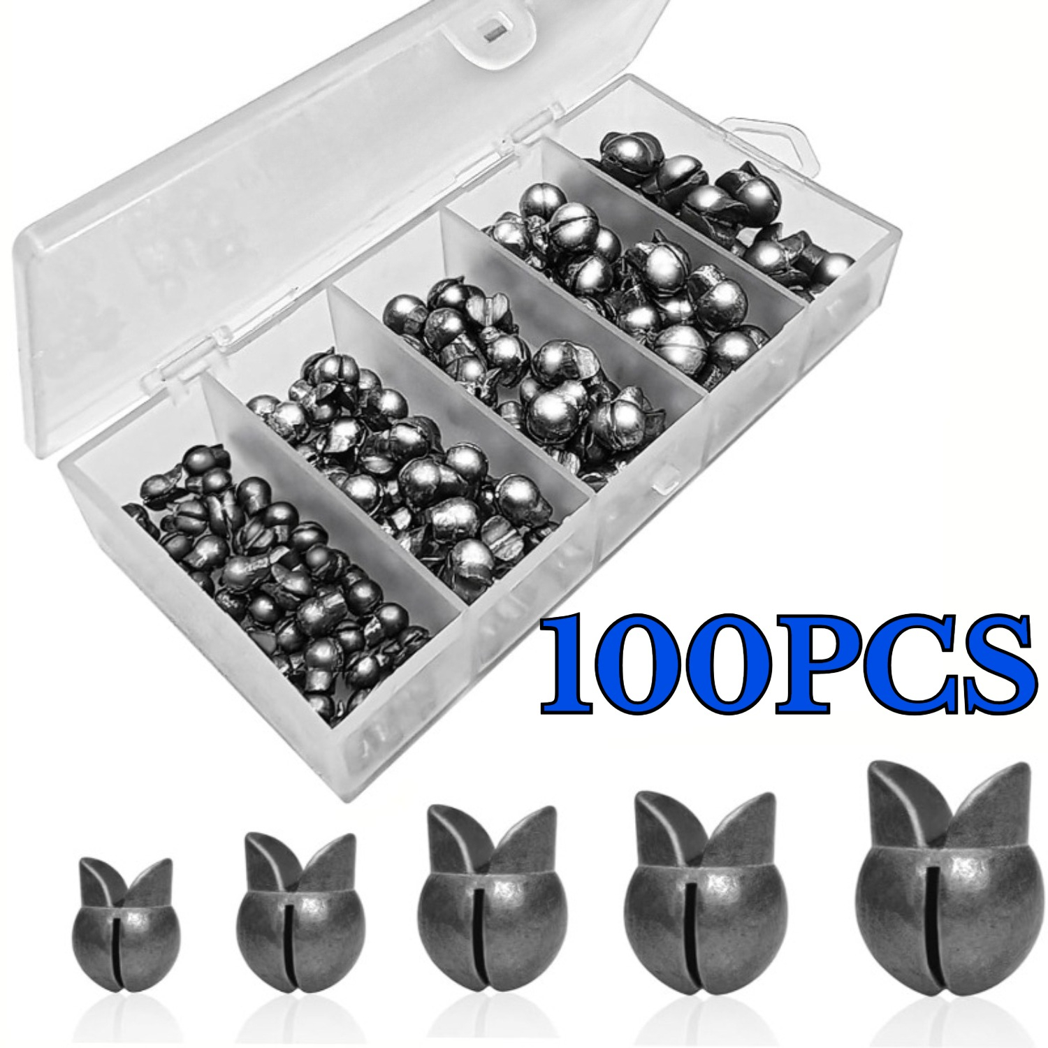 100pcs/box Fishing Weights Kit - Freshwater Fishing Kit 리뷰 및 가격