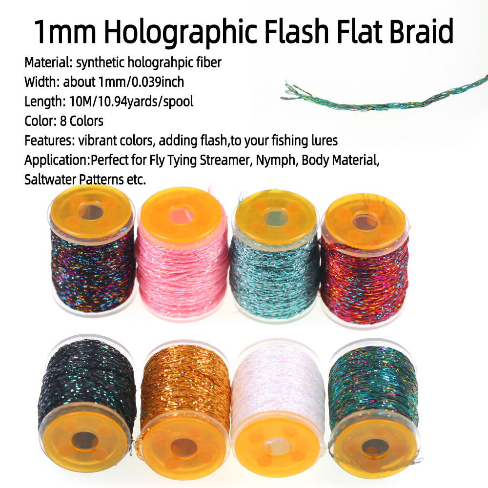 10m/Spool 1mm Holographic Flas - Fishing Equipment Bundle 리뷰 및 가격