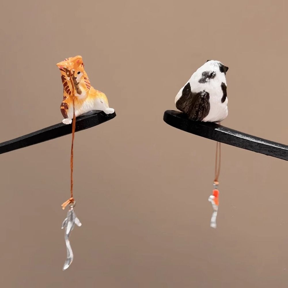 Cute Cat Fishing Wooden Hair S - Fishing Equipment Kids 리뷰 및 가격