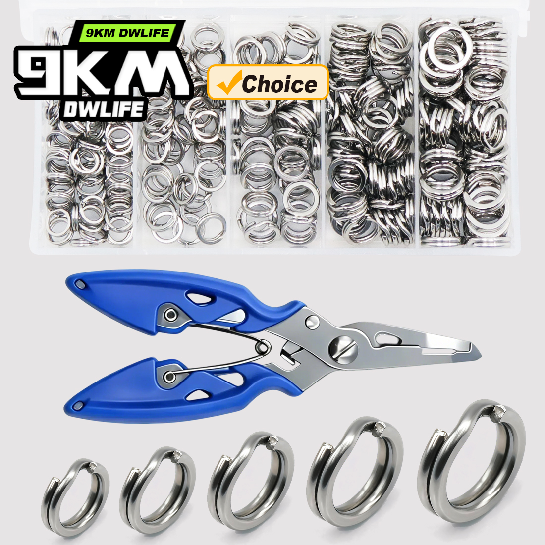 9KM Fishing Split Rings with P - Freshwater Fishing Kit 리뷰 및 가격