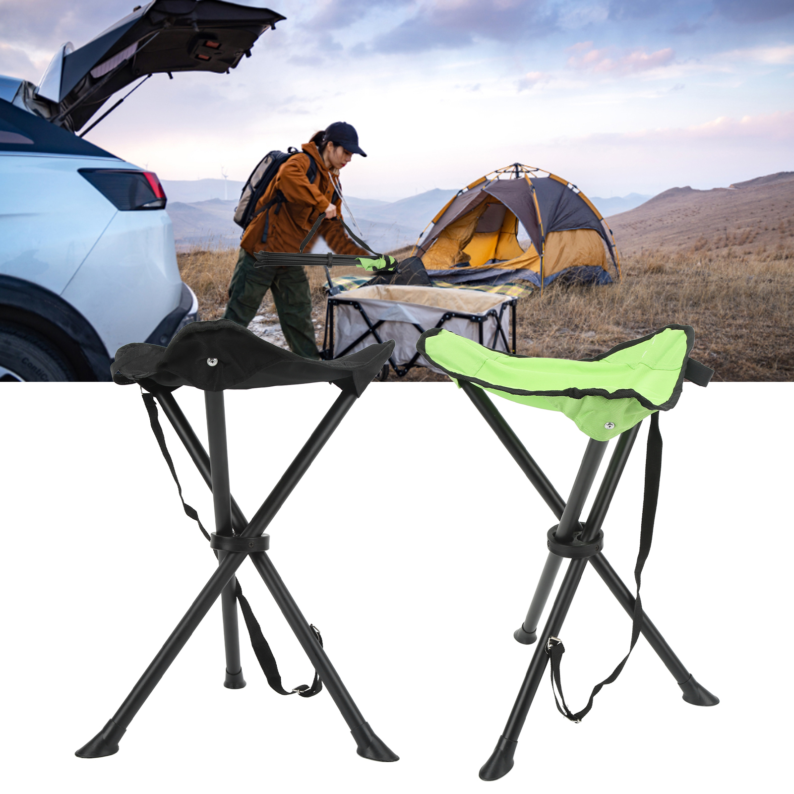 Folding Tripod Stool 600D Oxfo - Fishing Equipment Net 리뷰 및 가격