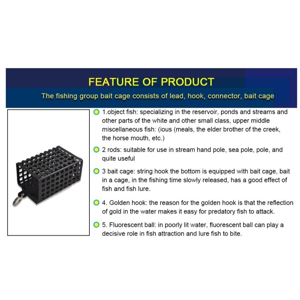 Bait Container Square Shape Me - Freshwater Fishing Kit 리뷰 및 가격