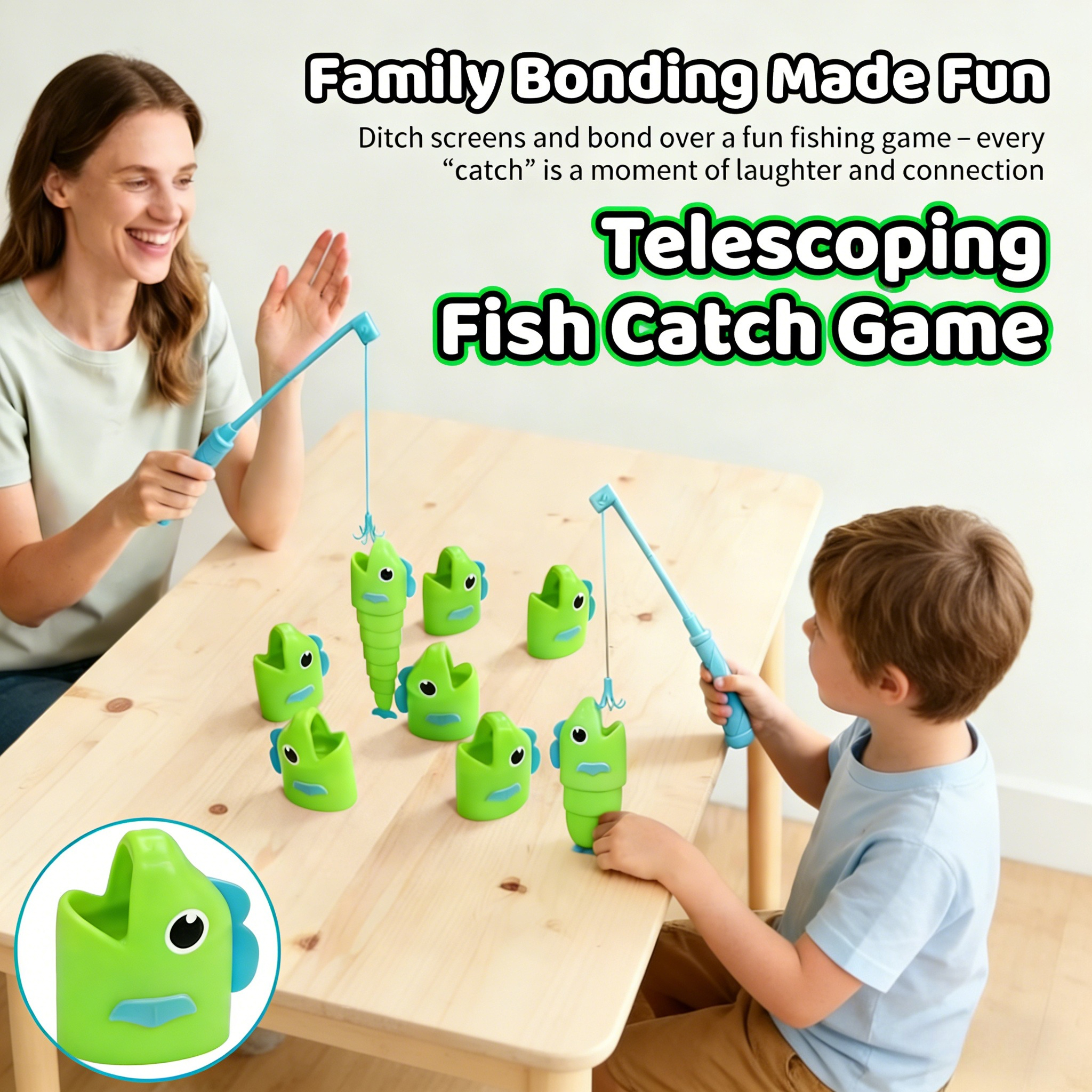 Telescoping Fish Catch Game Fi - Fishing Equipment Kids 리뷰 및 가격